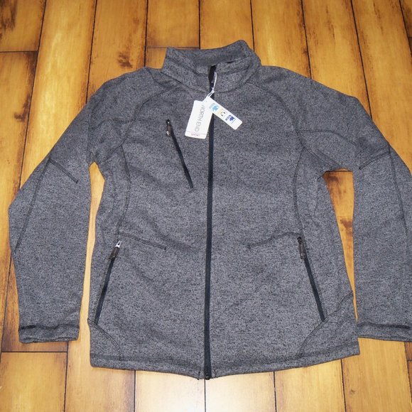 Mens' Sweater Fleece Jacket - Picture 2 of 3